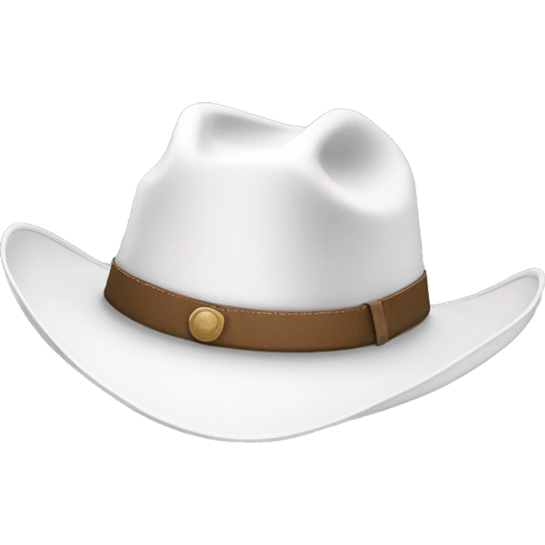 white cowboy hat emoji