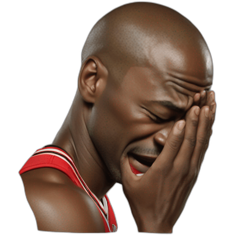 Crying michael Jordan emoji