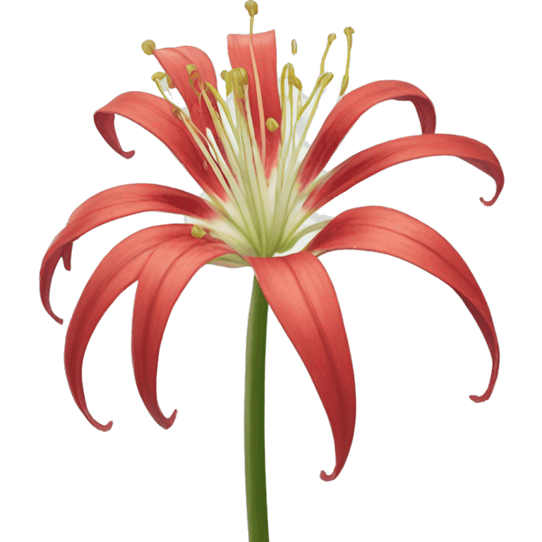 Spider lily emoji