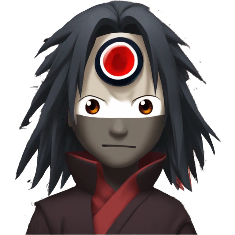 Uchiha Madara with mangekyo sharingan emoji