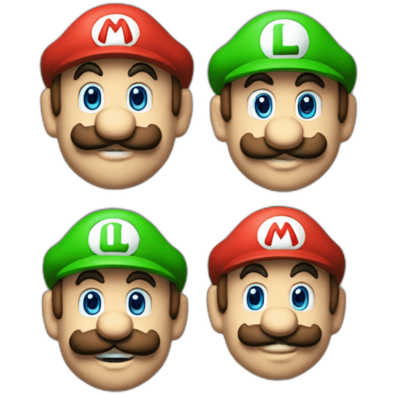 Mario et luigi emoji