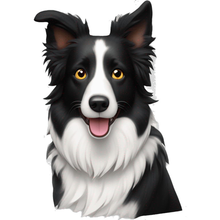 Un border collie emoji