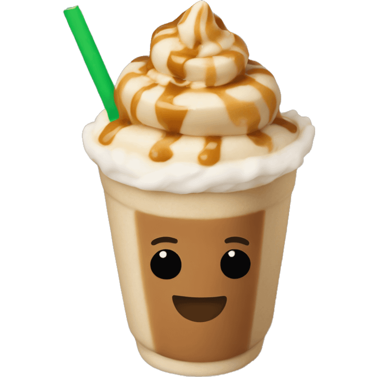 caramel frappuccino emoji