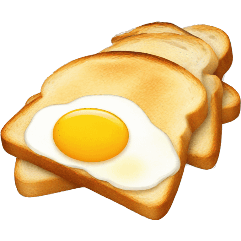 Eggs and toast emoji