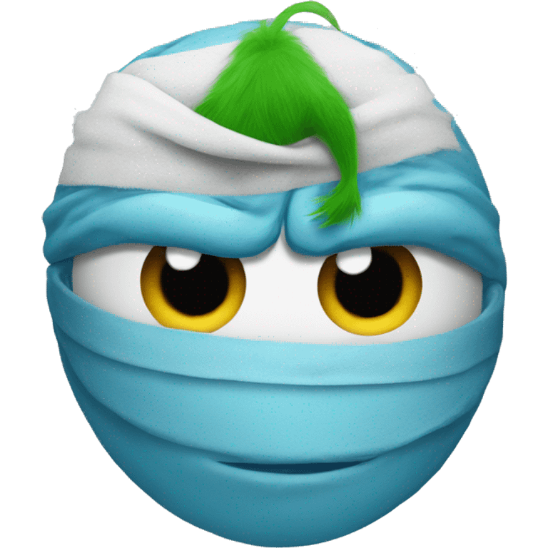 blue grinch knee surgery  emoji