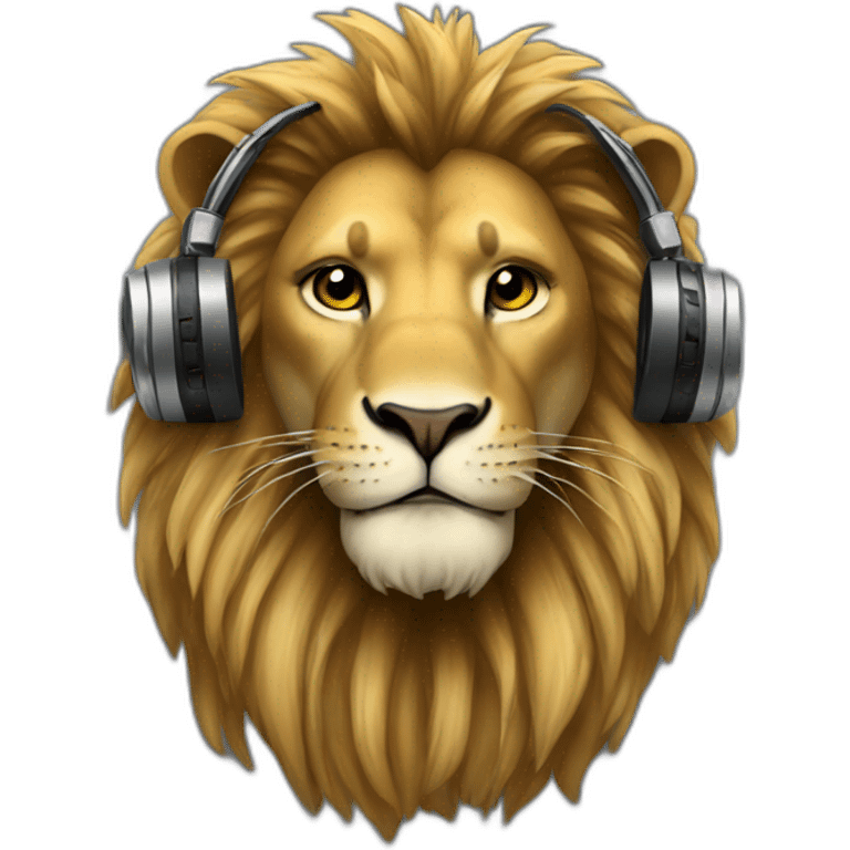 dj lion emoji