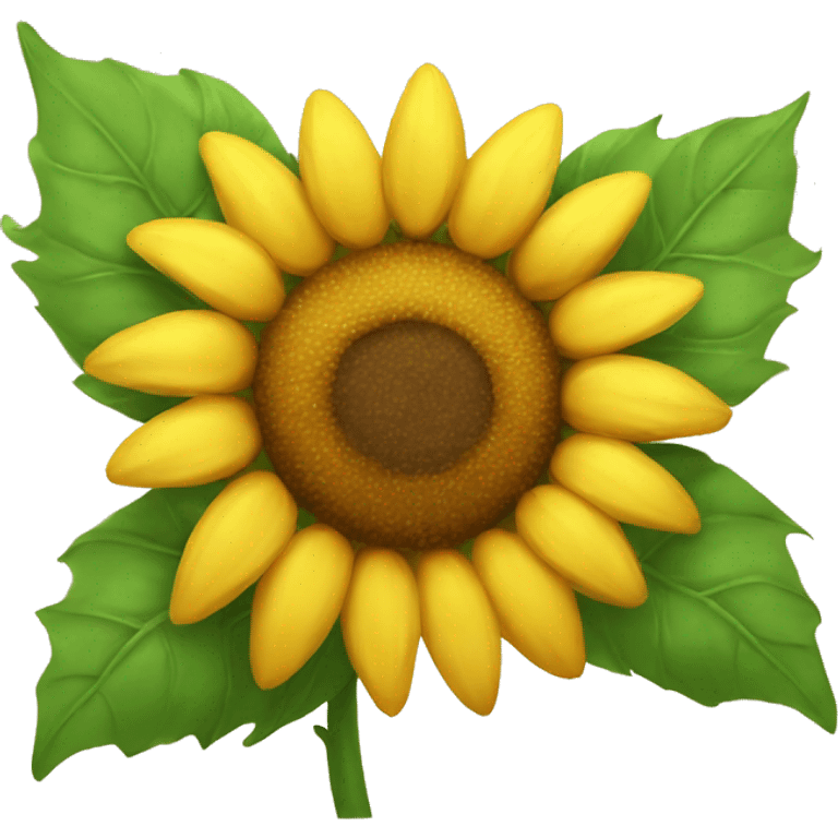 Cute sunflower  emoji