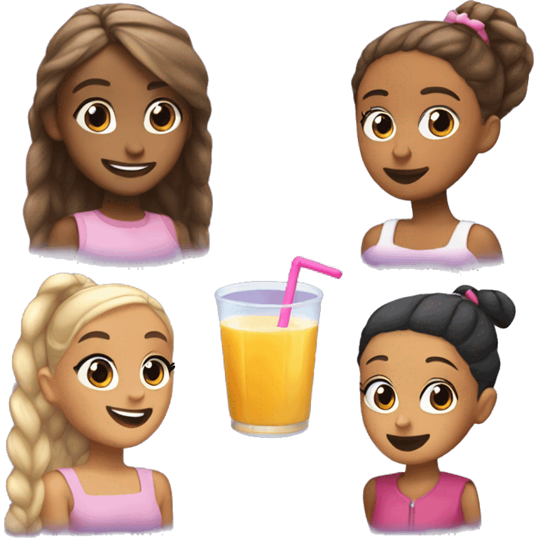 Ariana grande with cookie and juice emoji