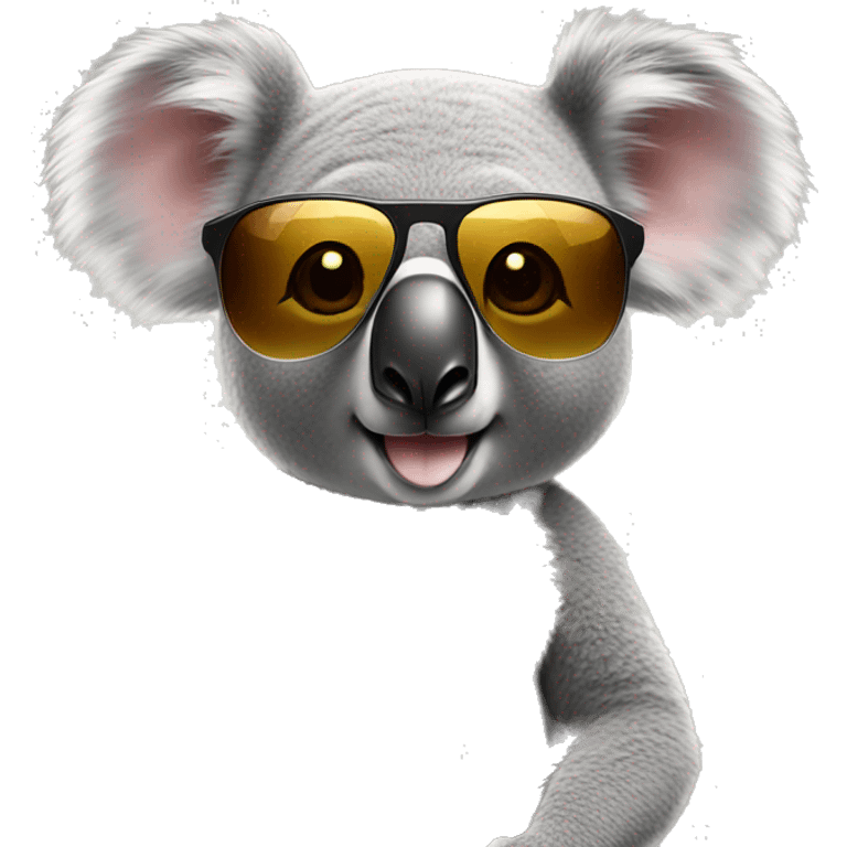 Koala with sunglasses  emoji