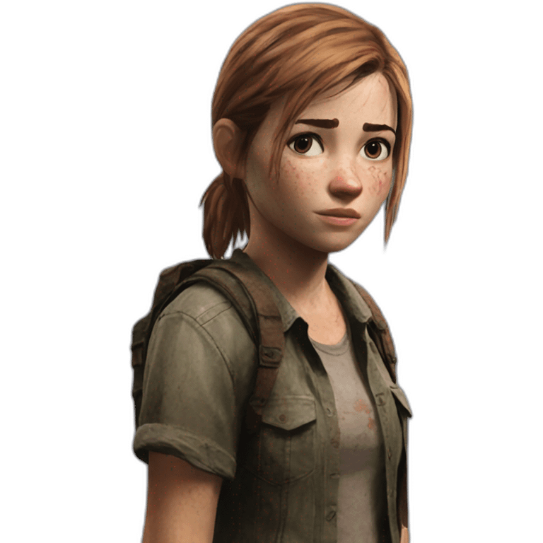 Ellie Williams the last of us emoji