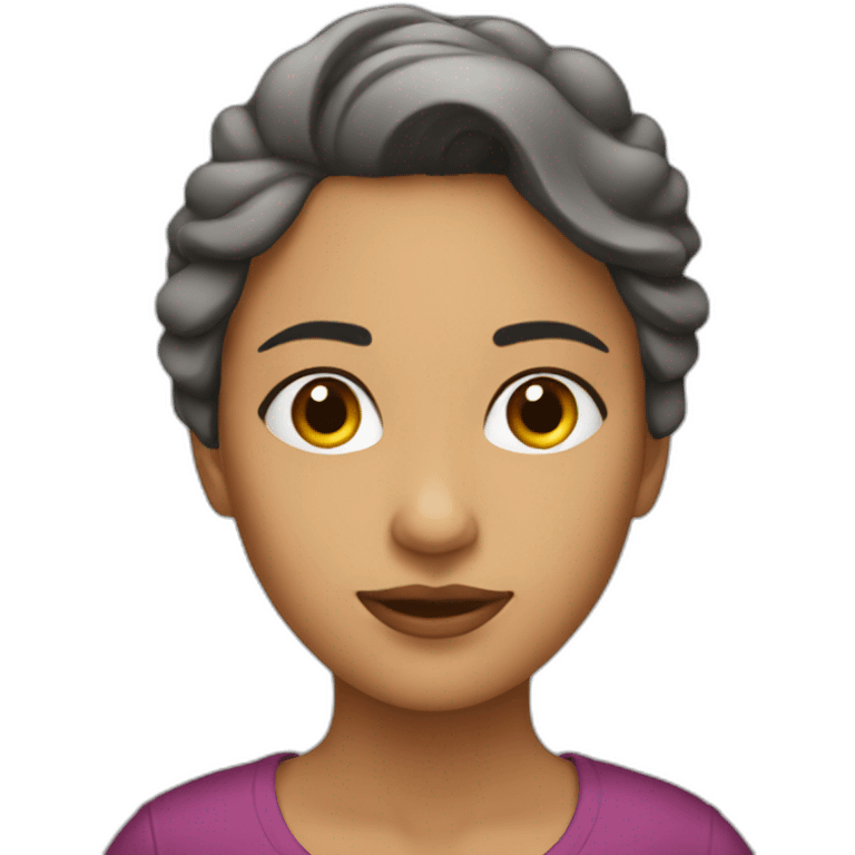 Mujer enojada emoji