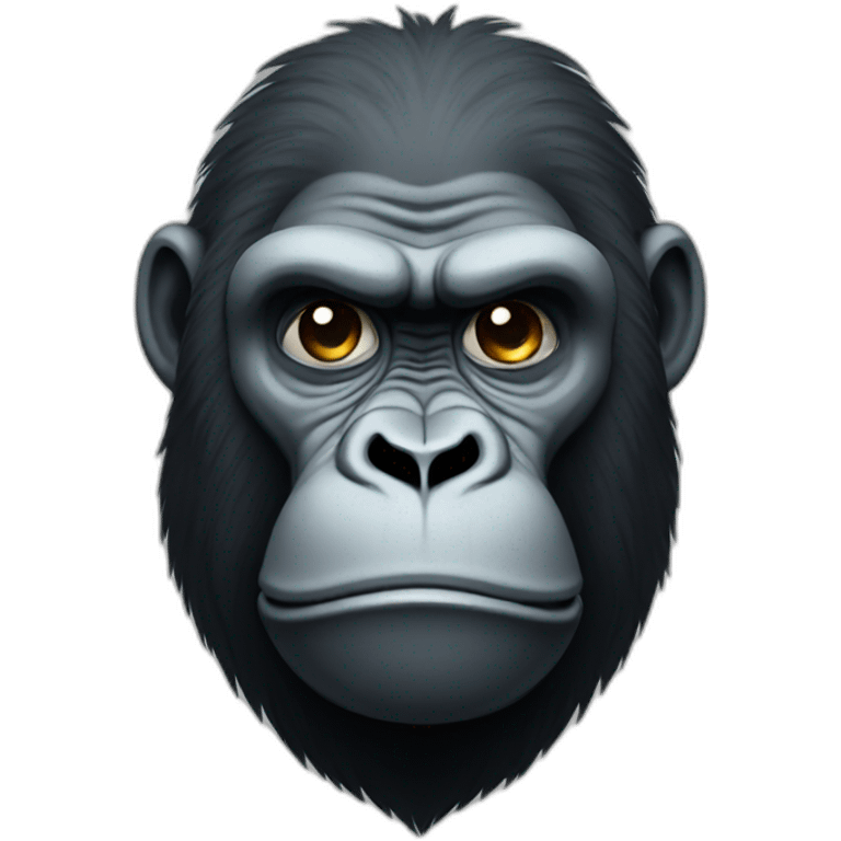 Very Sad buff Gorilla emoji