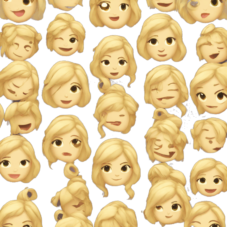 chubby blond singer emoji