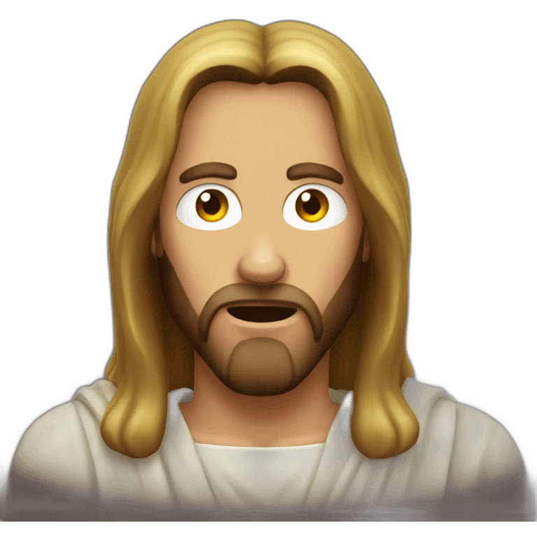 Jesus ready to kill demons emoji