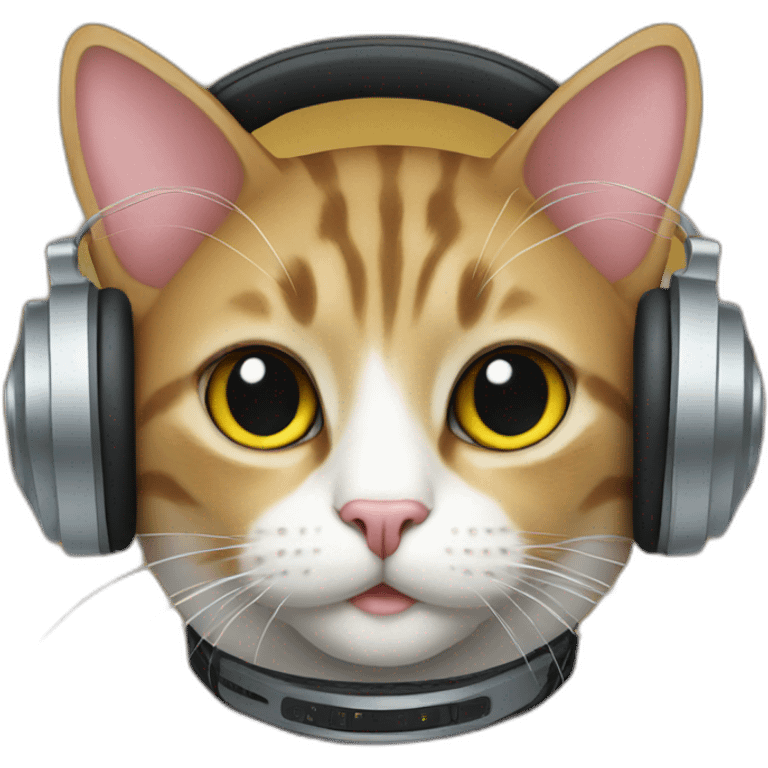 cat dj emoji