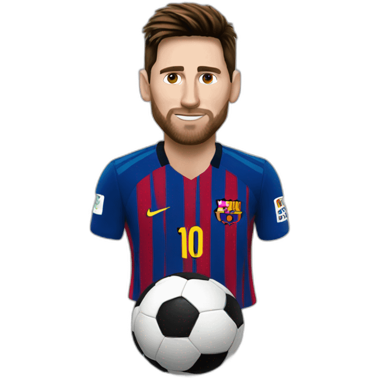 messi soccer emoji