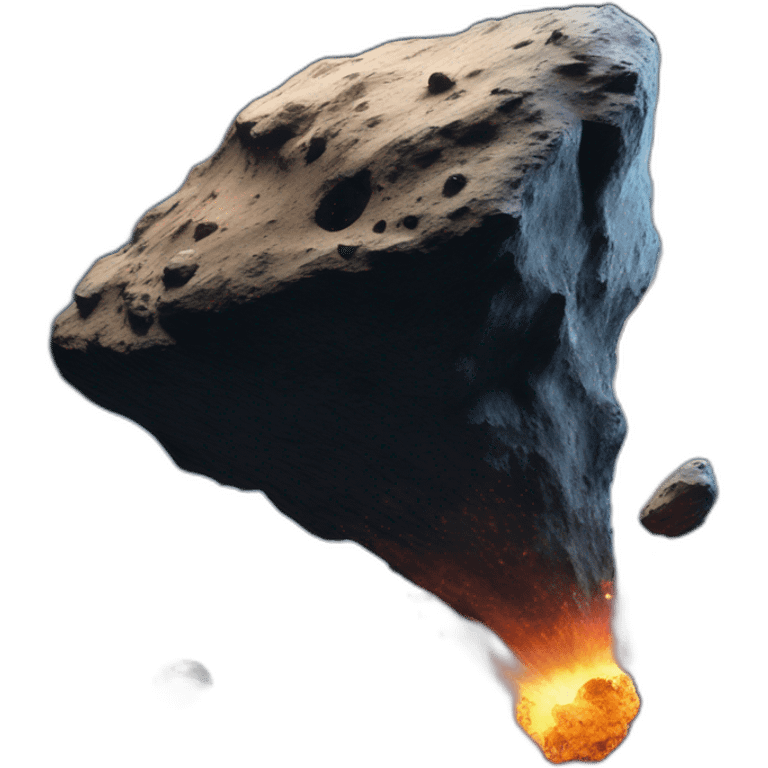 an asteroid crash emoji