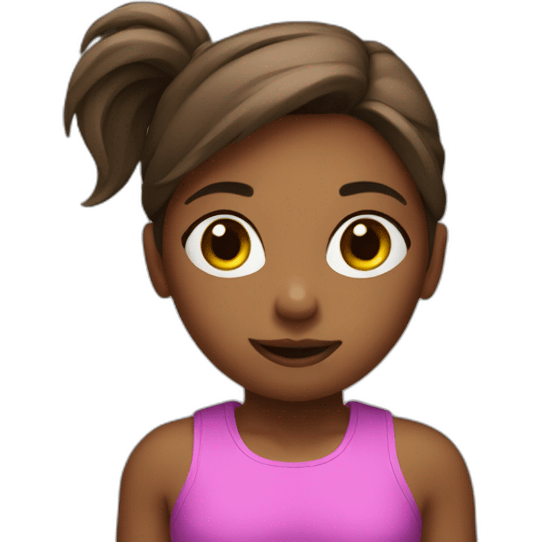 girl workout emoji