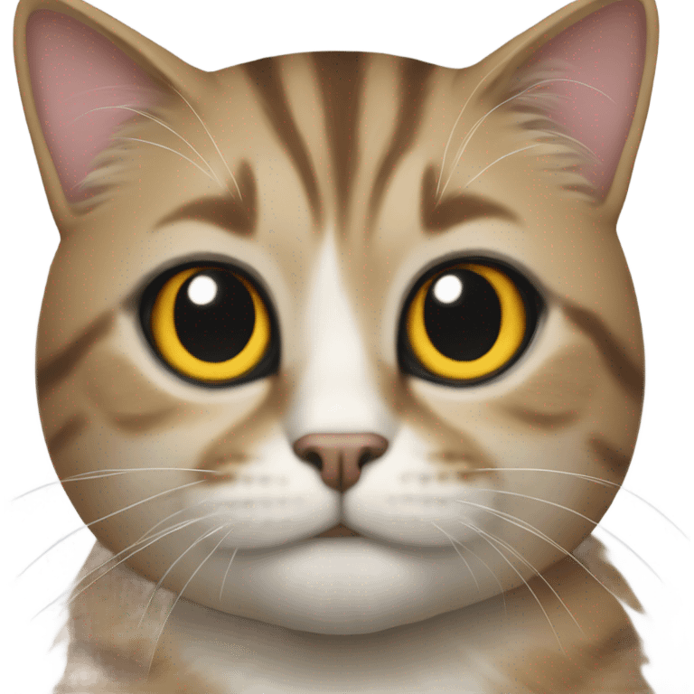 cat saying sigma emoji