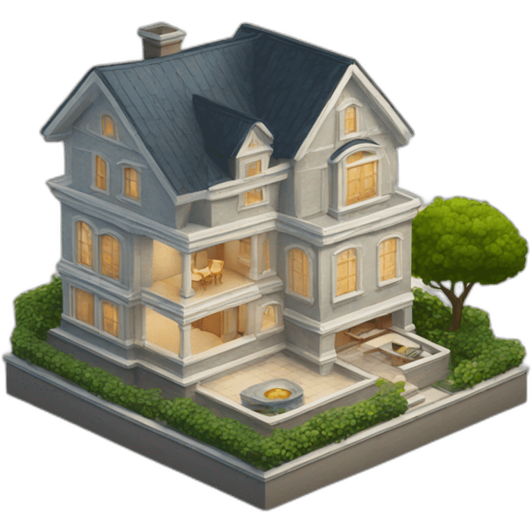 luxury house emoji