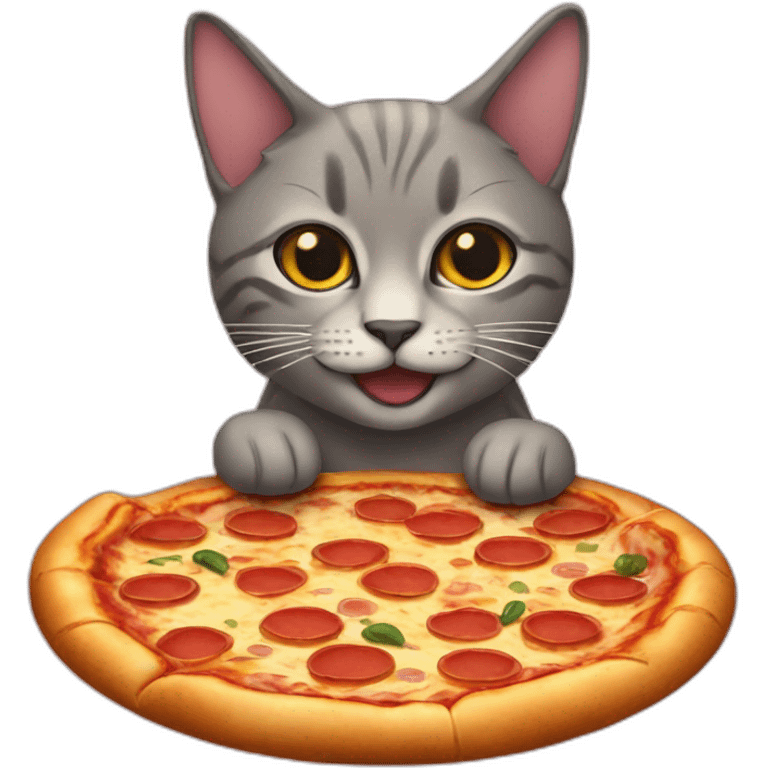 Pizza cat emoji