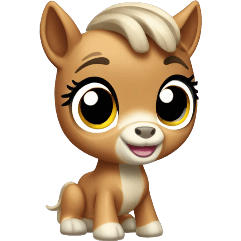 littlest pet shop horse  emoji