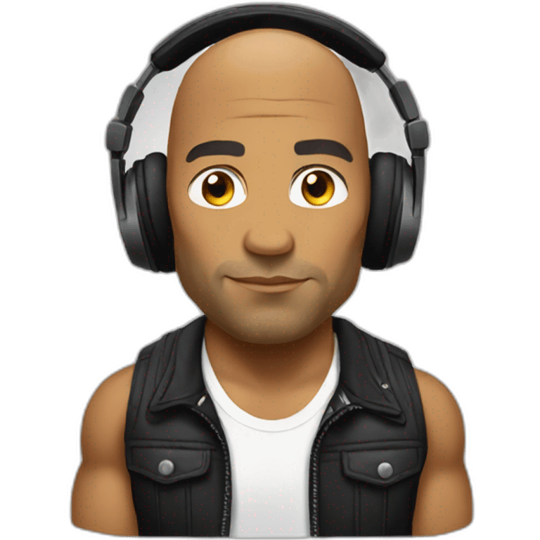 the rock dj emoji