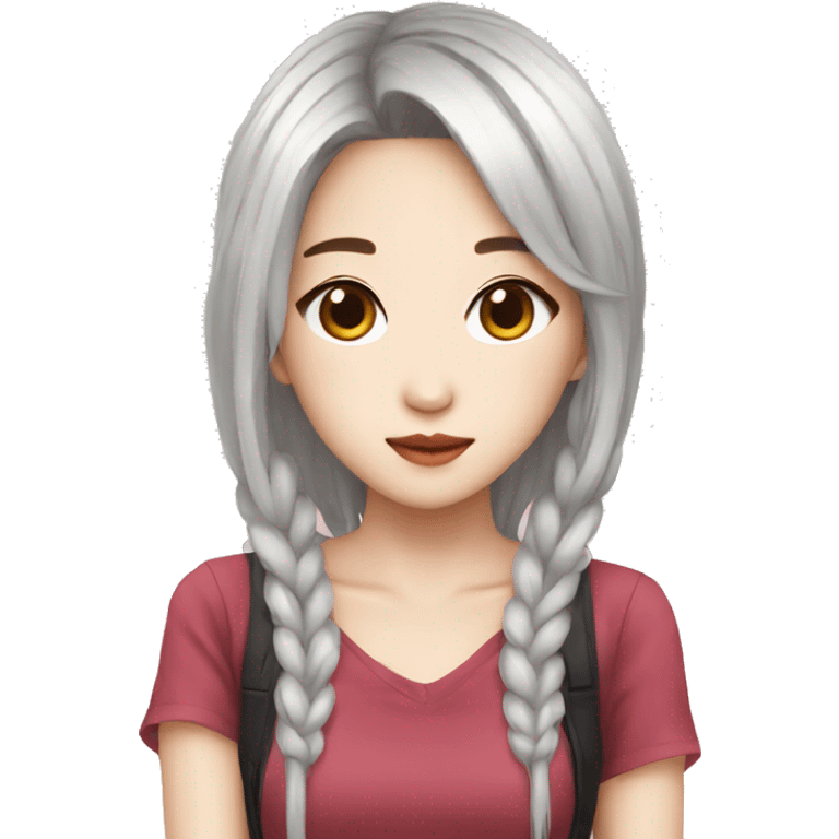 Kpop girl emoji