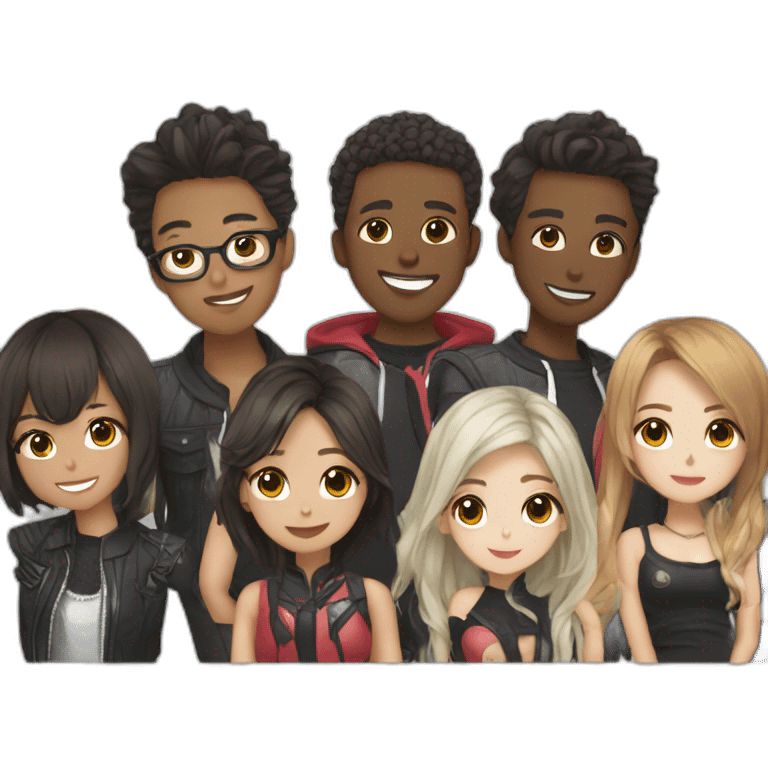 Nmixx kpop group emoji