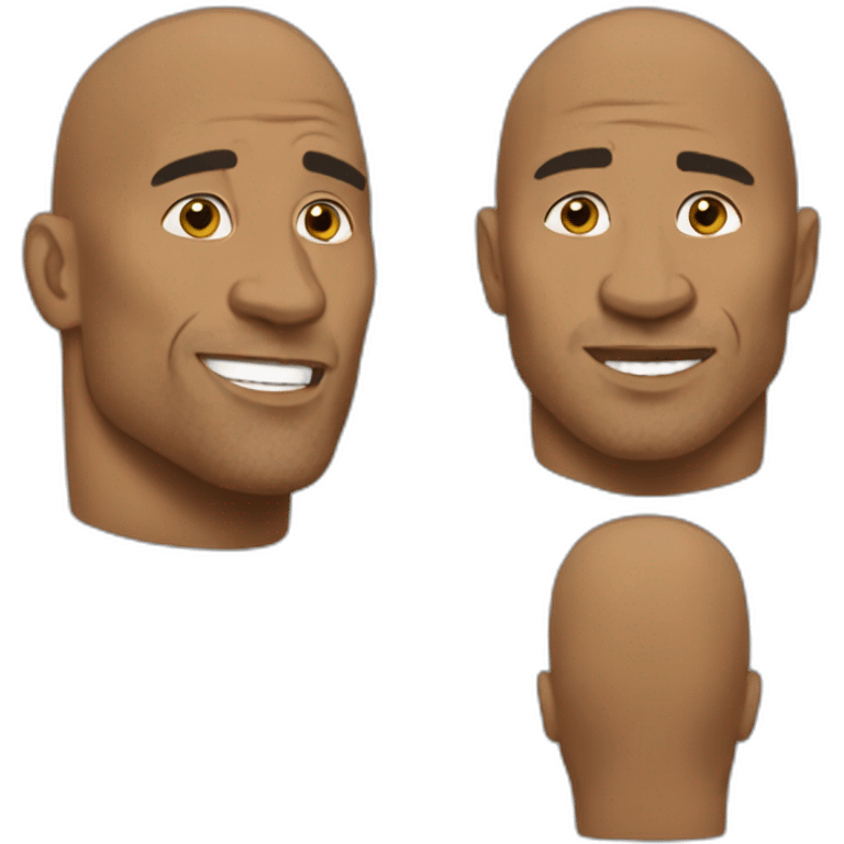 The rock choquer emoji