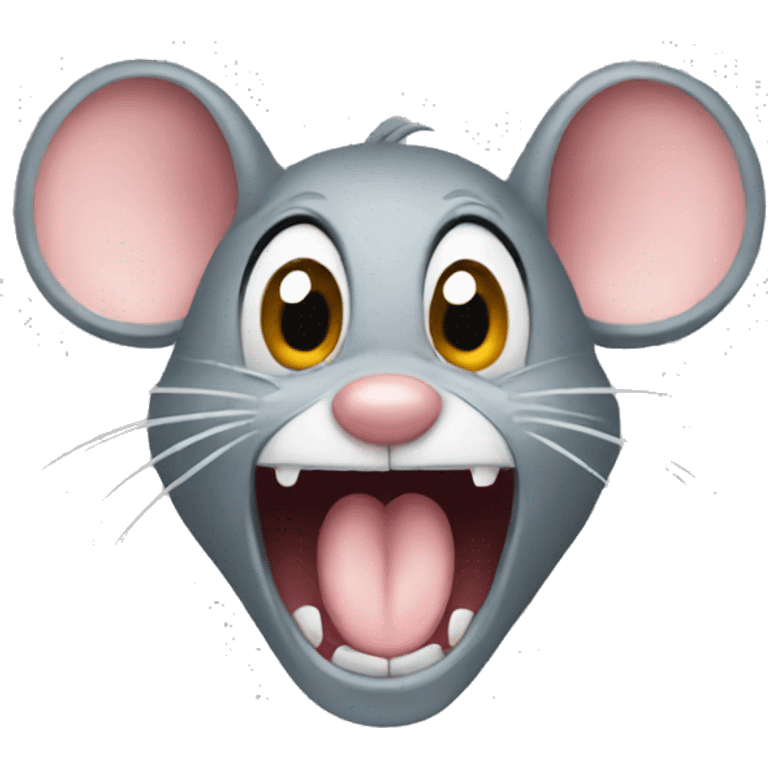 afraid mouse screams emoji