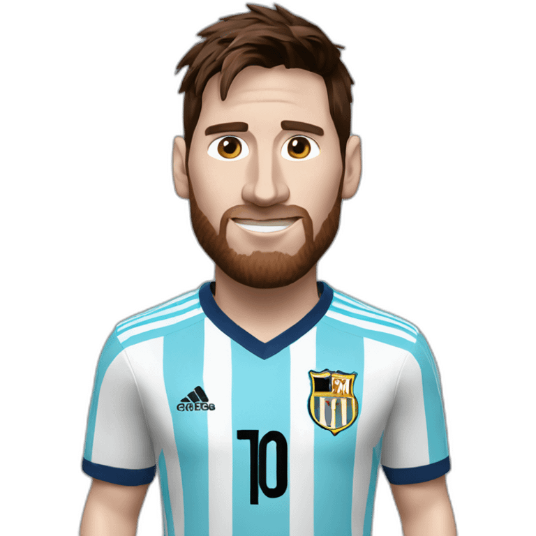 Messi coupe du monde emoji