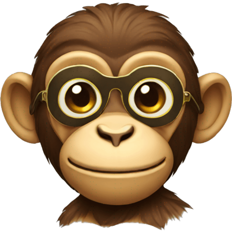 cool monkey emoji