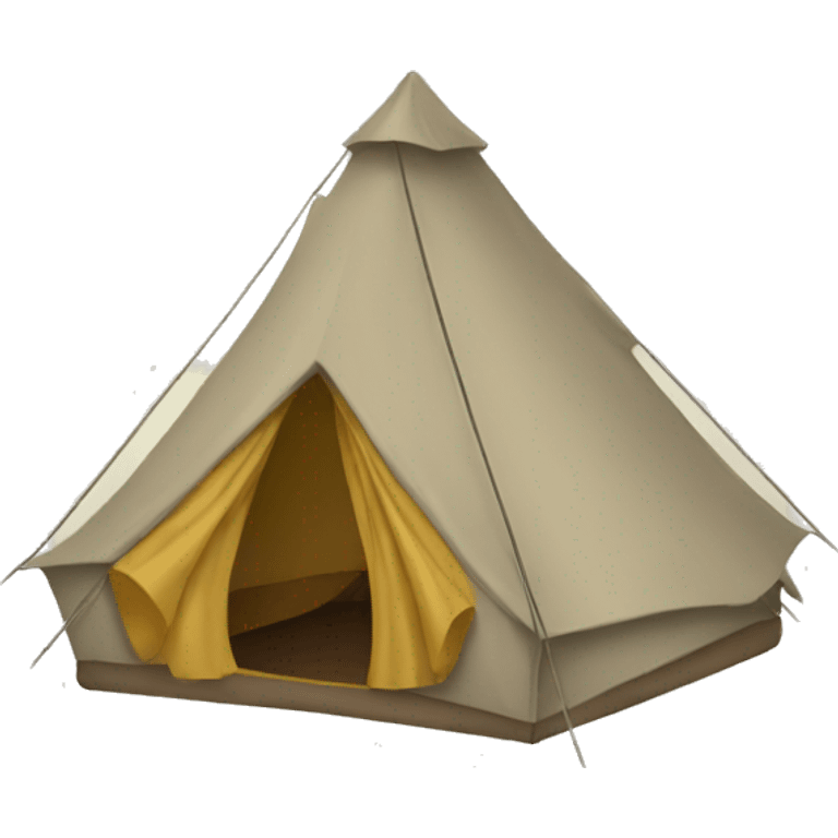 tiny tent  emoji