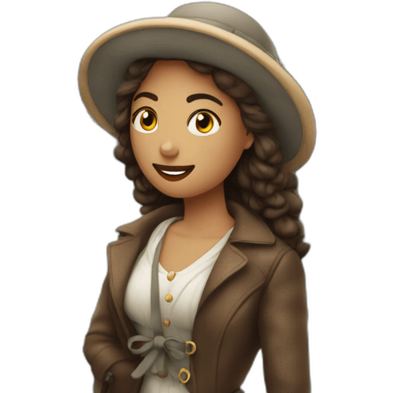 femme qui rend visite à son marin à dublin emoji