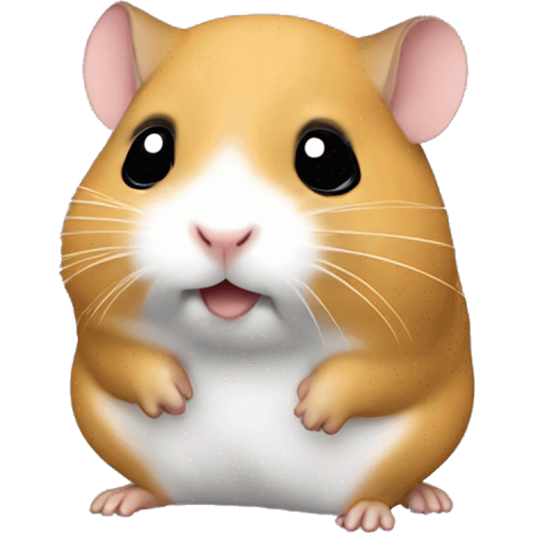 meme mini hamster with cartoon styled buggati  emoji