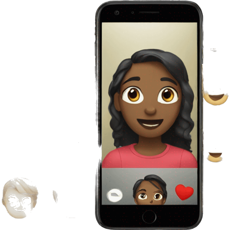 Video call on phone  emoji