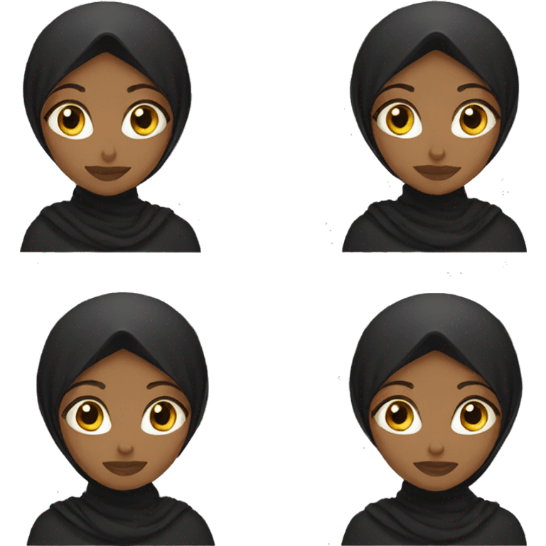 black hijabi  emoji