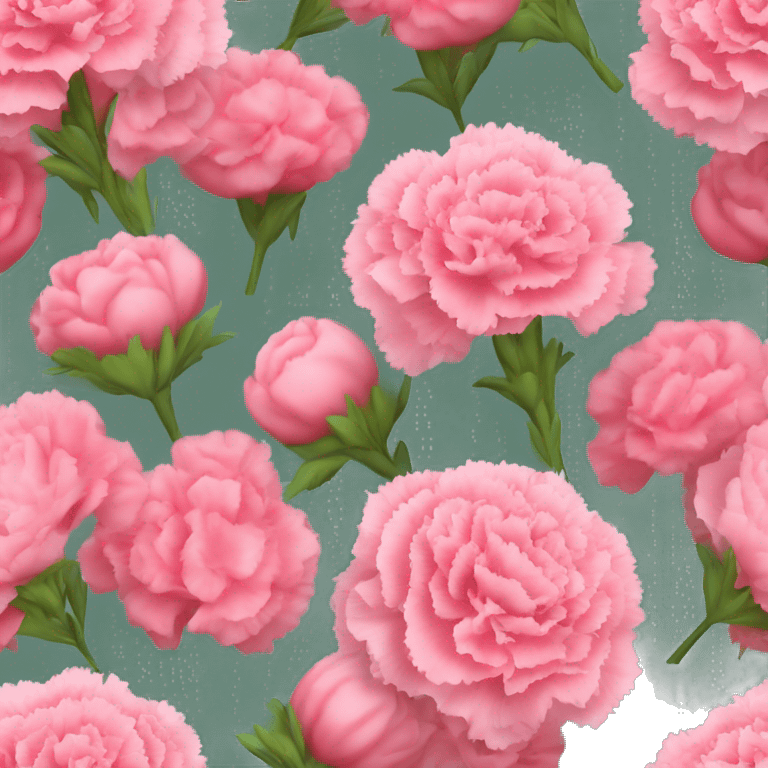 flowers bouquet carnations emoji