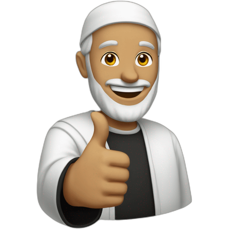 mufti-thumbs-up emoji