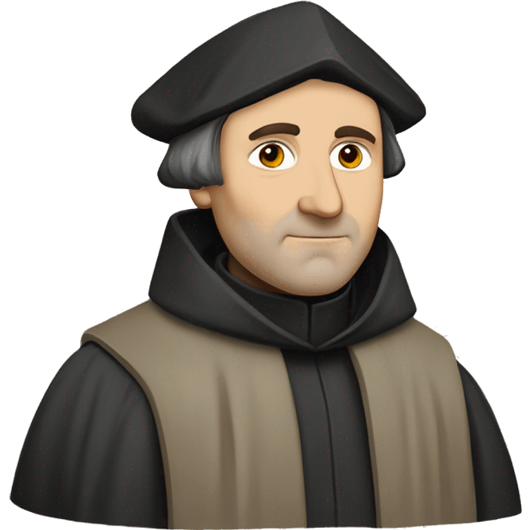 Martin Luther reformer 95 Theses emoji