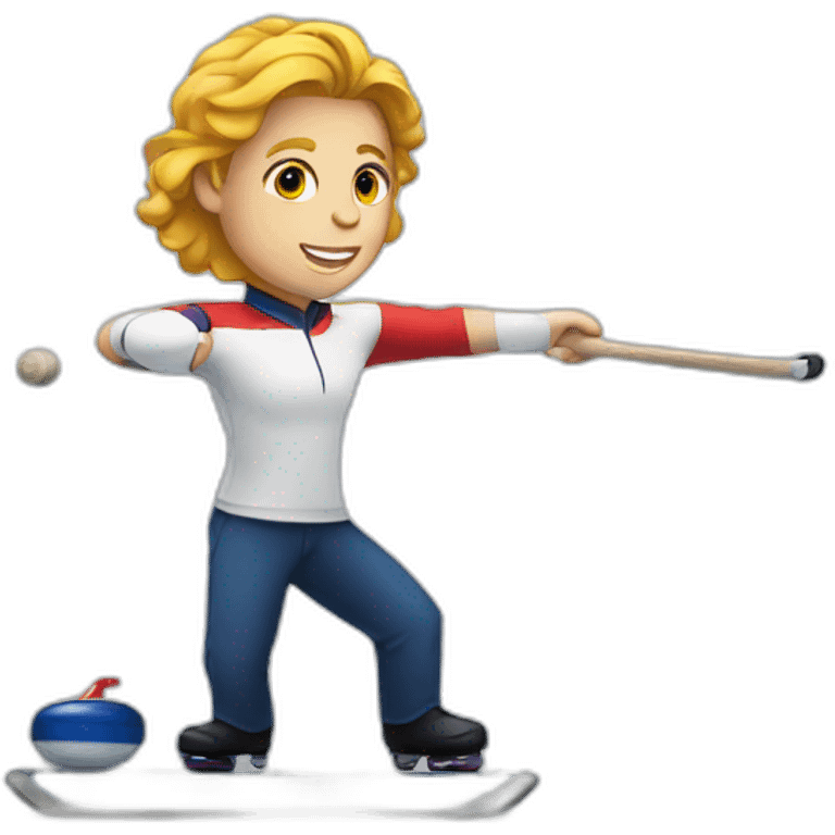 curling player emoji