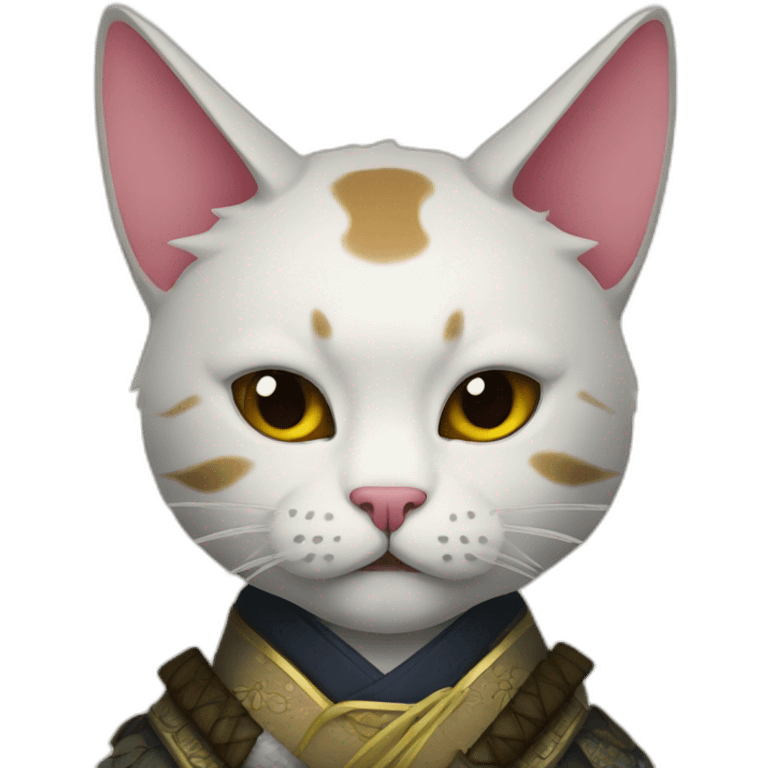 samurai cat emoji