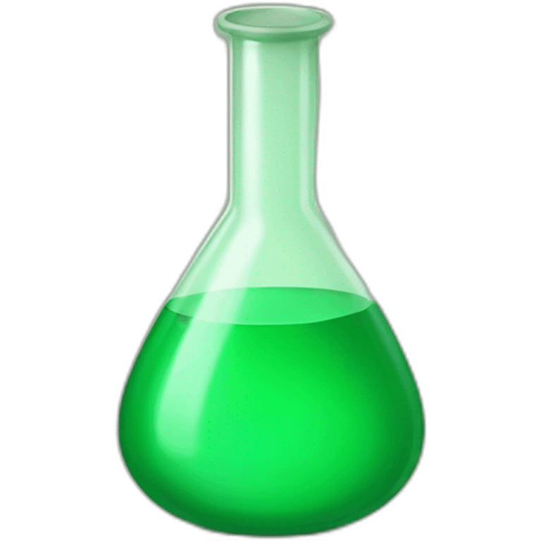 chemist's flask green emoji