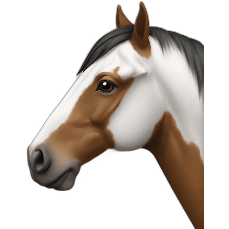 Caballo tobiano emoji