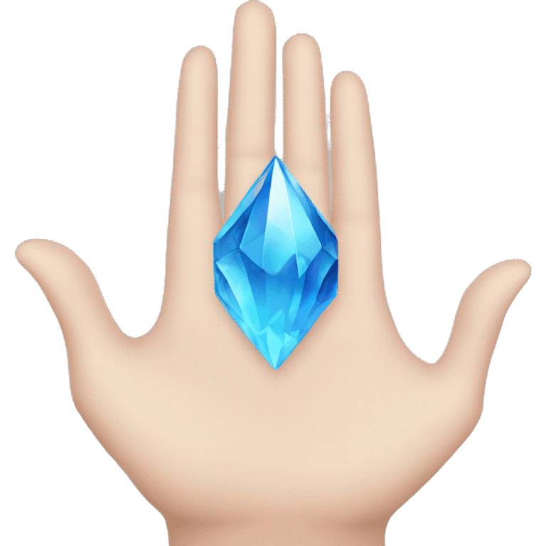 Blue Crystal emoji