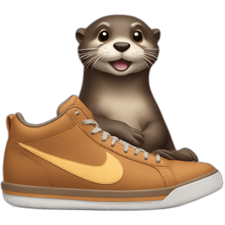 otter with nike shoes emoji