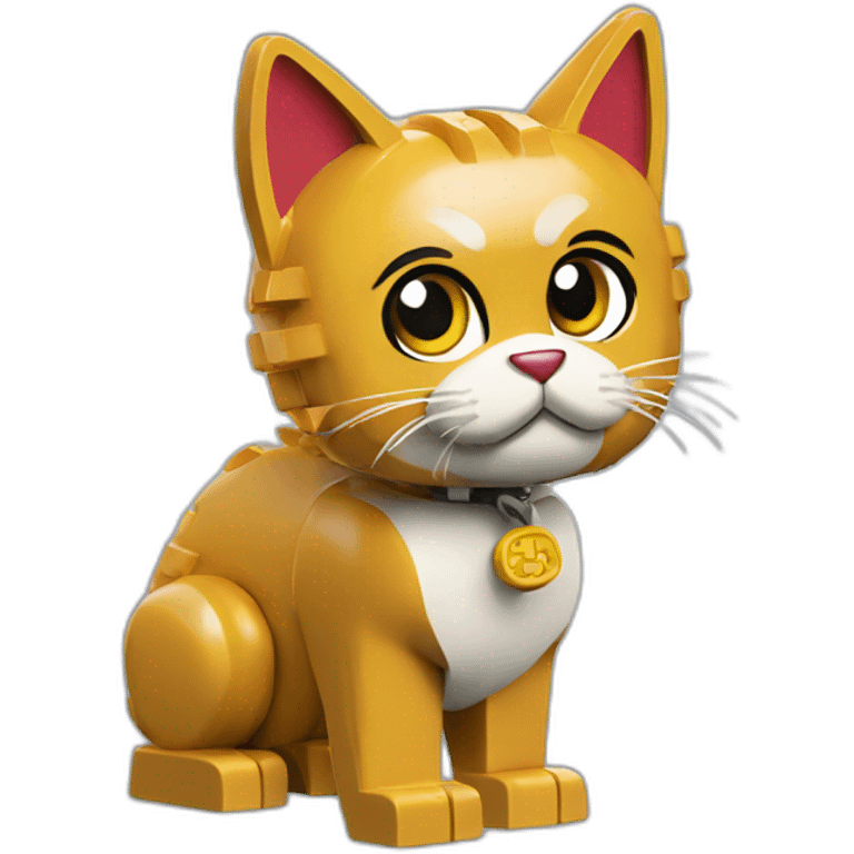 a lego cat emoji