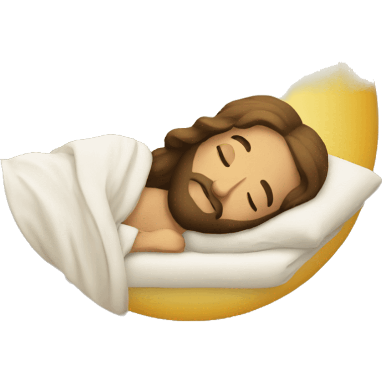 Jesus sleeping emoji