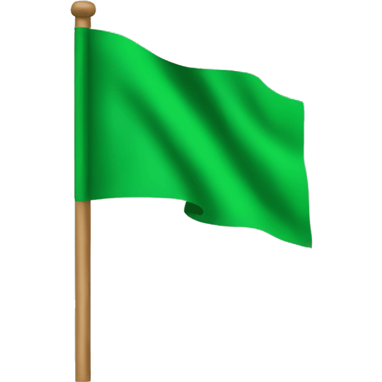 Green flag emoji